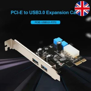 PCI Express PCIE to USB Hub 20Pin Adapter Desktop Motherboard Riser Cards - Afbeelding 1 van 11