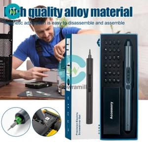 28 IN 1 Cordless Mini Power Precision Screwdriver Electric Screwdriver Kit Set - Picture 1 of 13