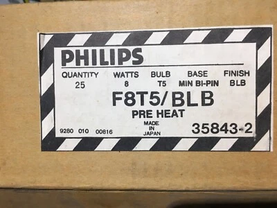 Philips F8T5/BLB Blacklight Bulb 11pc Box - Image 1 of 2