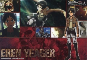 medium pencil board Shitajiki Attack on Titan anime Eren Jaeger Yeager - Picture 1 of 1