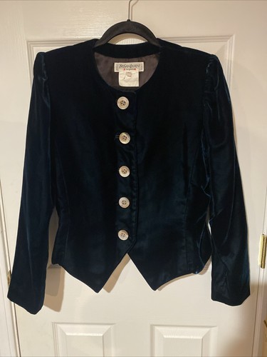 SAINT LAURENT (YSL) Blazer giacca velluto vintage Yves Saint Laurent taglia France 42