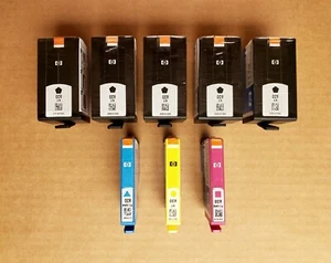 NEW 8 Genuine HP 920XL Ink Cartridge OEM Exp.2015 2016 No Box - Picture 1 of 3