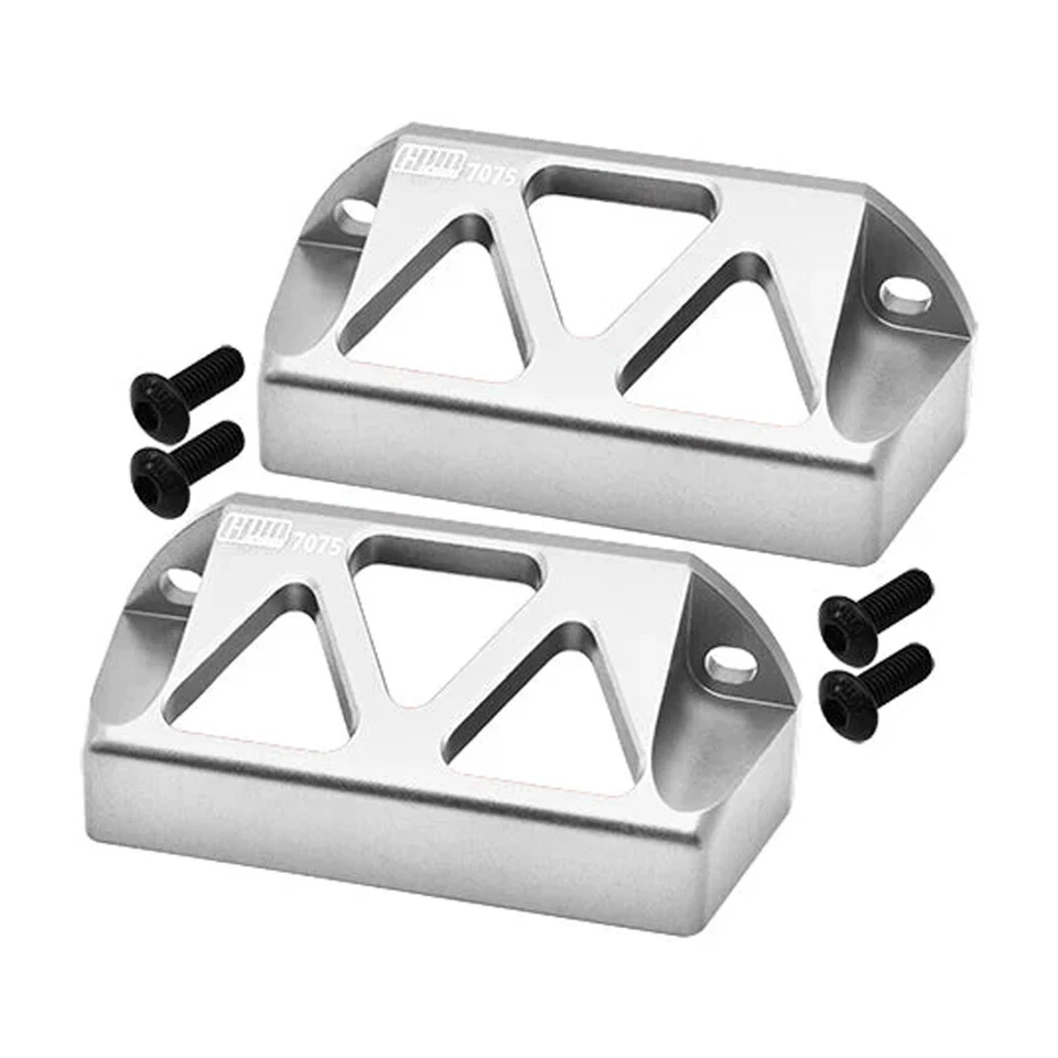 GPM Racing Aluminum 7075 Guards Steering Servo Silver for Traxxas 1:10 E-Revo - Image 1 of 1