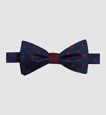 45 美元 Countess Mara 男式蓝色双面圆点猎犬自领带 — 第 1/2 张图片