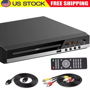 1080p DVD Player All Region Free DVD CD USB Player with HD+RCA Output HOME - Picture 1 of 9