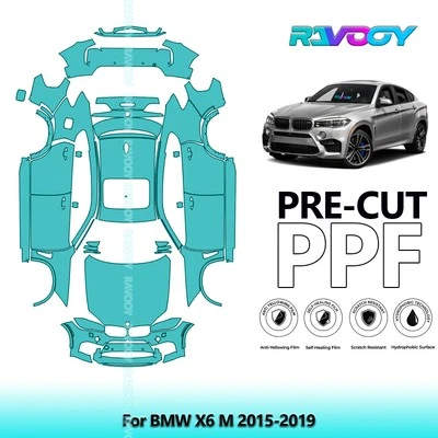 PreCut Paint Protection Film PPF For BMW X6 M 2015-2019 - Image 1 of 4