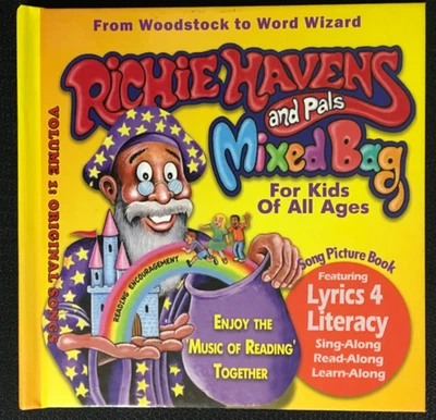 Mister Word Wizard RICHIE HAVENS and Pals MIXED BAG Song Picture BOOK ONLY Rare! - Image 1 of 4