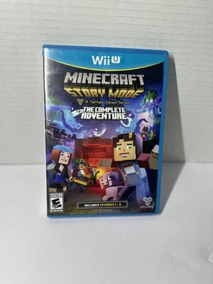 PRISTINE Minecraft Story Mode The Complete Adventure (Nintendo Wii U, 2016) ! - Image 1 of 4