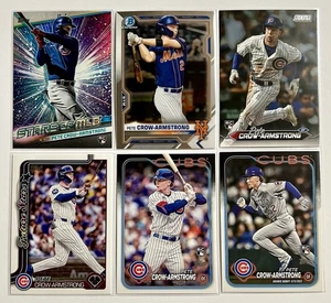 Pete Crow-Armstrong Lote 2024 Topps #407 Rookie Stadium Club 2021 Bowman Cromo - Imagen 1 de 5