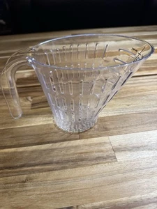 Colino colino misuratore facile lettura Pampered Chef #2324 plastica trasparente 3 tazze - Foto 1 di 4