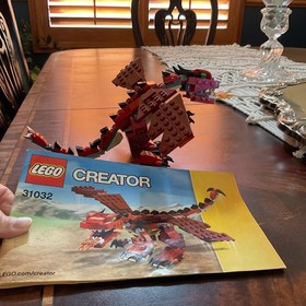 Lego Creator Set #31032 Dragon Only. As Is