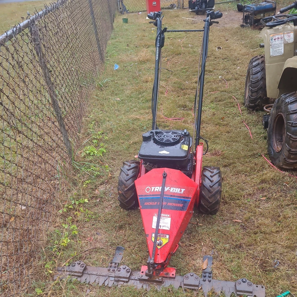 TroyBilt Sickle Mower 4 hp self drive gas  - Image 1 of 1
