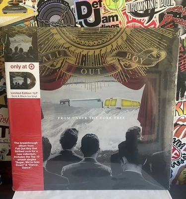FALL OUT BOY From Under The Cork Tree NEW GOLD/BLACK ICE VINYL W/OBI  - Image 1 of 3