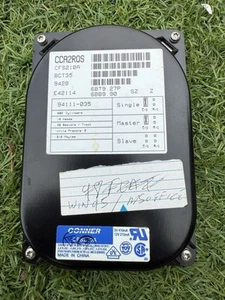 Retro Vintage Conner CFS210A 210MB 3.5" 40PIN IDE Hard Disk Drive Used - Picture 1 of 4