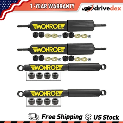 4 Amortiguadores delanteros traseros Monroe para Kenworth K100E T2000 T300 T600A 2000 Foto 1 de 3