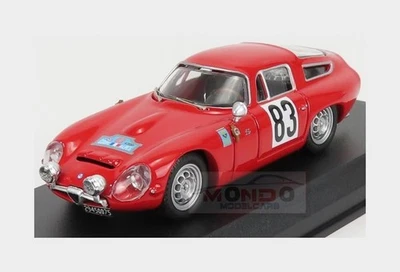 1:43 Best Alfa Romeo Tz1 #83 Winner Coupe Des Alpes 1964 G.Augias Red BE9808 Mod - Image 1 of 2