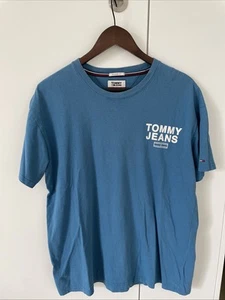 Herren T-Shirt blau Tommy Hilfiger - Größe L - Bild 1 von 4