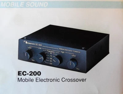 Nakamichi EC-200 Crossover Electrónico - Vieja Escuela, Referencia SQ - Nuevo (NOS) Foto 1 de 4