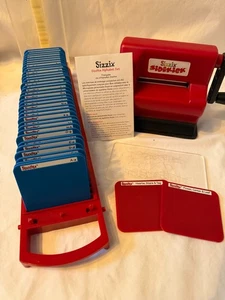 Sizzix Sidekick Die Cutting Machine w/ Alphabet A‑Z Dies, Hearts/Stars, Flower - Picture 1 of 5