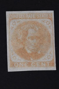 US  CONFEDERATE STATES CSA SC#14 UNUSED  MINT NG MNG CV$60 - Picture 1 of 3