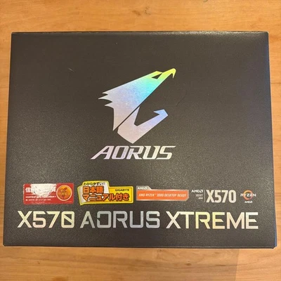 GIGABYTE X570 AORUS XTREME Motherboard AMD Ryzen 5000 DDR4 WiFi 6 10GbE Used - Image 1 of 4