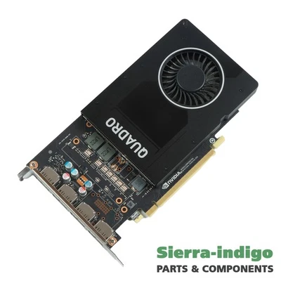 nVidia Quadro P2200 5GB GDDR5 4x DisplayPort Graphics Card FRU 5V10U90887 - Image 1 of 4