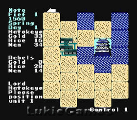 Nobunaga's Ambition - Rare NES Nintendo Game