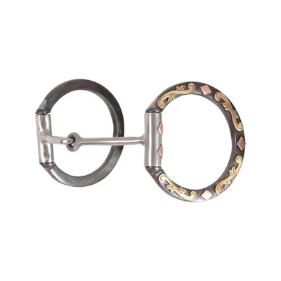 经典 EQUINE Sherry Cervy 钻石 D 形环钻头带光滑条 (BBIT3DDR25SS) — 第 1/2 张图片