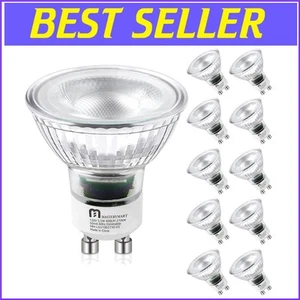 GU10 5.5W LED Bulbs with 40-Degree Beam Angle - 10 Pack for Track Lighting - Picture 1 of 9