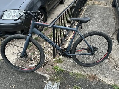 Carrera Subway 1 Men's Hybrid Bike Dark Grey, 27.5" Tires - Image 1 of 4