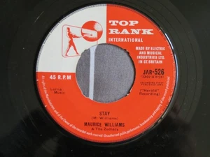 Maurice Williams & The Zodiacs – Stay, Top Rank Records - Picture 1 of 2