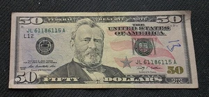 F-2131 L 2009 50.00 US DOLLAR BILL NICE COLLECTION, L 12  FORT WORTH, TX MINT.  - Picture 1 of 2
