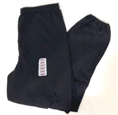 NEW Jerzees Men's Vintage Black Sweatpants Joggers Size 3XL Drawstring Waist - Image 1 of 4