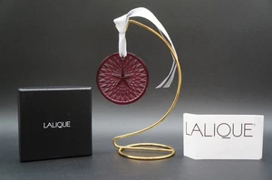 Lalique Crystal 2023 Plumes Annual Xmas Ornament Red #10789800 Brand NIB Star. - Picture 1 of 9