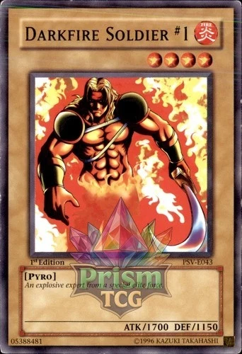 1st Ed Darkfire Soldier #1 PSV-E043 Yugioh - Image 1 of 1