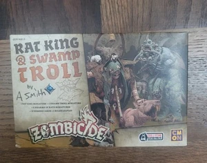 Zombicide Black Plague Green Horde Rat King & Swamp Troll NIB By CMON - Imagen 1 de 4