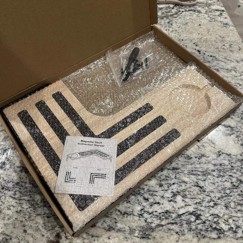 Tonies Estante Esquina Flotante Magnético Toniebox, Almacenamiento de Figuras Madera Natural NUEVO Foto 1 de 2