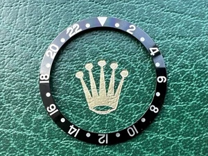 Authentic Rolex GMT-Master II 16710 Sapphire "Sheriff" Black Bezel Insert-OC#900 - Picture 1 of 5