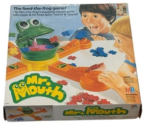 Vintage Mr Mouth Game Complete Tested MB 1987 Feed the Frog 80s MM1 - Picture 1 of 8