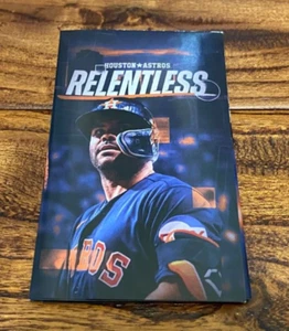 2024 Houston Astros Pocket Schedule "Relentless" Methodist MLB Jose Altuve - Picture 1 of 5