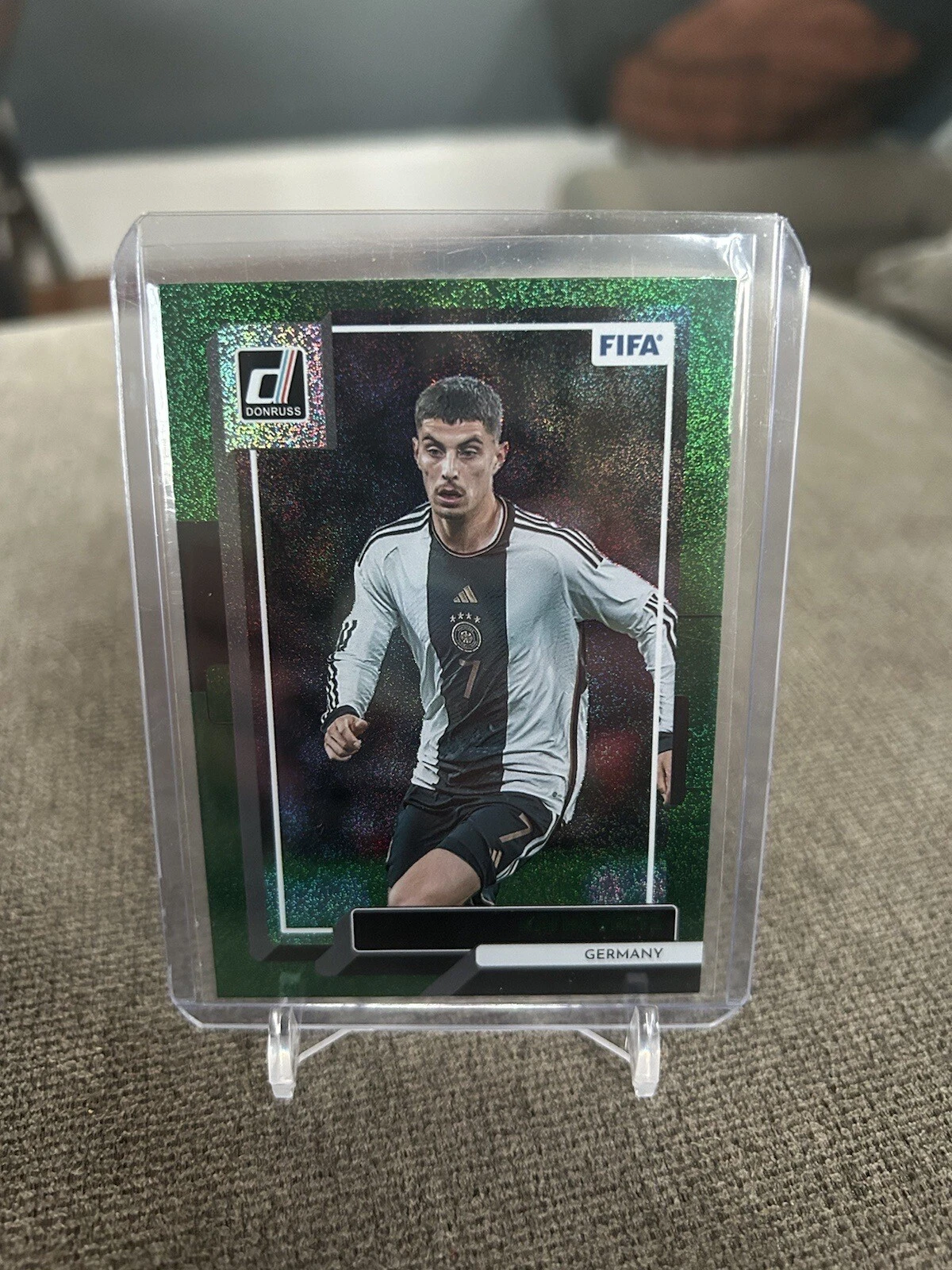 Kai Havertz 2022-23 Donruss FIFA Green Sparkle SP Parallel #58 Germany