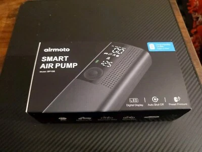 NUEVO EN CAJA - Bomba de aire inteligente Airmoto modelo # BP198 - 120 PSI, iluminación LED, cierre automático Foto 1 de 4