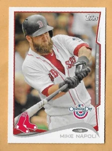 MIKE NAPOLI BOSTON RED SOX #8 - TOPPS OPENING DAY NM-MT 2014 - Picture 1 of 2