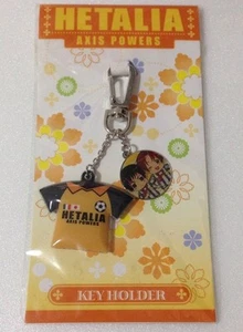 keychain key chain ring holder Hetalia Axis Powers Italy Japan anime - Picture 1 of 3