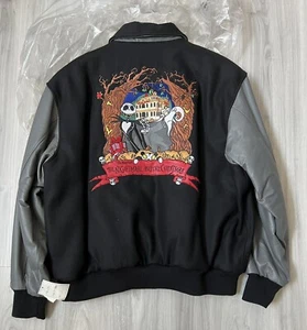 Jacket Letterman Nightmare Before Christmas Haunted Mansion Holiday 04 XL Disney - Foto 1 di 4