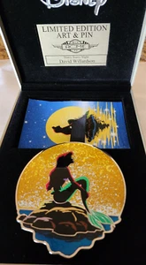 RARA SPILLA LE 100 SUPER Jumbo Disney Sirenetta Ariel Artista Notte Stellata Acme - Foto 1 di 14