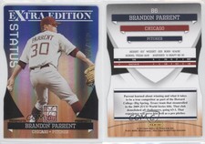 2011 Donruss Elite Extra Edition Prospects Blue Status Die-Cut Brandon Parrent