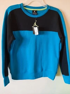 Nike Air Jordan Sweater Youth Medium Blue Lagoon/Black Jumpman-New w/tags - Picture 1 of 3