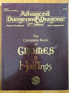 AD&D 2nd Ed. The Complete Book of Gnomes & Halflings PHBR9, TSR 2134, 1994 - Foto 1 di 4