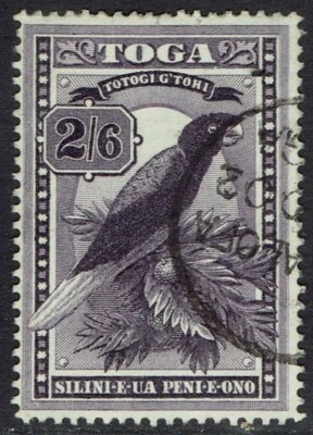 TONGA 1897 BIRD 2/6 WMK UPRIGHT USED - Image 1 of 2